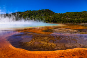 USA, Wyoming, Yellowstone National Park, Midway Geyser Basin, Grand Prismatic Spring USA, Wyoming, Yellowstone National Park, Midway Geyser Basin, Grand Prismatic Spring